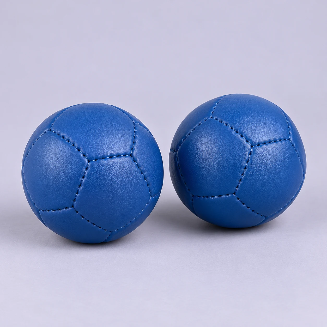 Blue practice ball pair